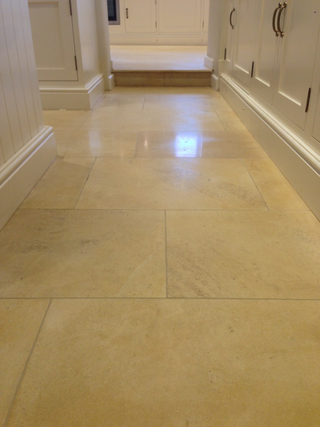 Limestone floor restoration