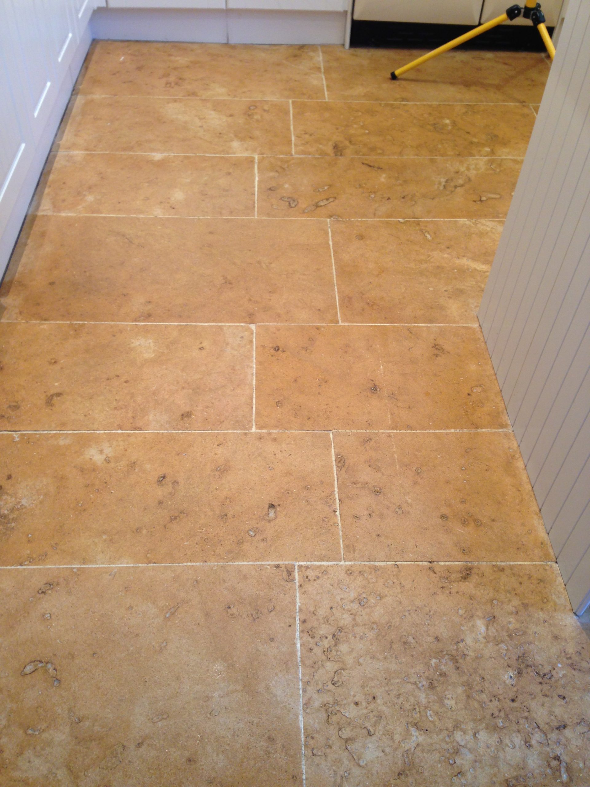Professionally cleaned' Sealled honey colured Cotswold limestone